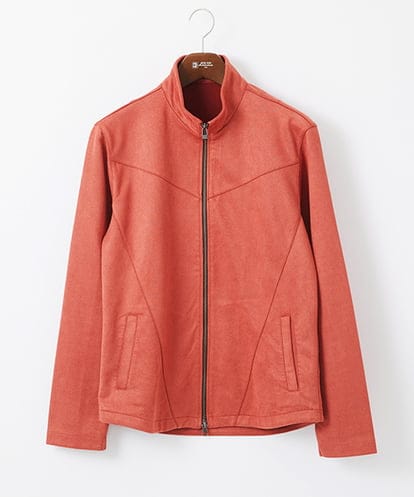 MKJJX06180 MK MICHEL KLEIN HOMME 【秋春兼用/洗える】スエードタッチスタンドカラーブルゾン