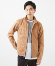 MKJJX06180 MK MICHEL KLEIN HOMME(MKミッシェルクランオム) 【秋春兼用/洗える】スエードタッチスタンドカラーブルゾン ベージュ