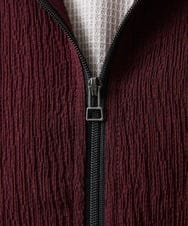 MKJJX09130 MK MICHEL KLEIN HOMME(MKミッシェルクランオム) 【洗える】フードパーカー/ラダーストライプ パープル
