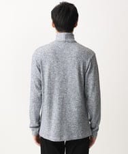 MKKAA53079 MK MICHEL KLEIN HOMME(MKミッシェルクランオム) タートルネックカットソー/ANTストリーキーピット ライトブルー