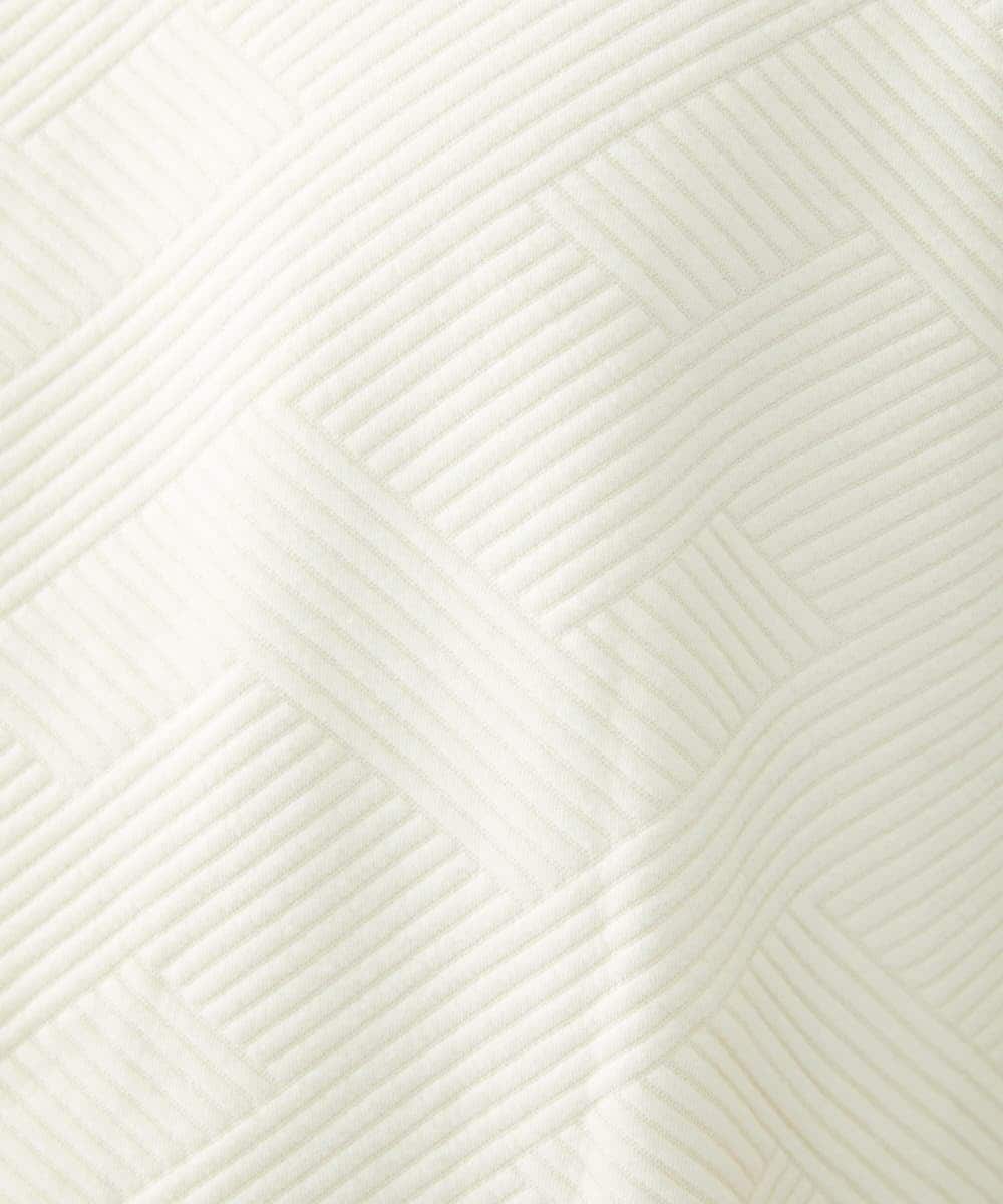 MKKAC25069 MK MICHEL KLEIN HOMME(MKミッシェルクランオム) Vネックカットソー/フクレジャガード アイボリー