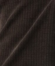MKKAC27099 MK MICHEL KLEIN HOMME(MKミッシェルクランオム) ショールカラーカットソー / モールケーブル ブラウン