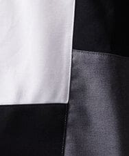 MKKAC84059 MK MICHEL KLEIN HOMME(MKミッシェルクランオム) 【限定展開】カットソー/リサイクルポンチ斜め切り替え ブラック