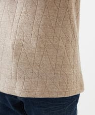 MKKAD67079 MK MICHEL KLEIN HOMME(MKミッシェルクランオム) ソフトモザイクデザインカットソー ベージュ