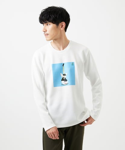 MKKAF29069 MK MICHEL KLEIN HOMME 【YASDAQコラボ】FLASHDANCE ロングスリーブカットソー