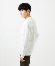 MKKAF29069 MK MICHEL KLEIN HOMME(MKミッシェルクランオム) 【YASDAQコラボ】FLASHDANCE ロングスリーブカットソー ホワイト
