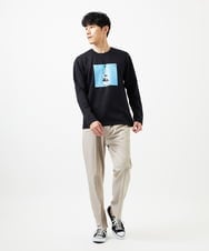 MKKAF29069 MK MICHEL KLEIN HOMME(MKミッシェルクランオム) 【YASDAQコラボ】FLASHDANCE ロングスリーブカットソー ブラック