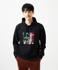 MKKAF30090 MK MICHEL KLEIN HOMME(MKミッシェルクランオム) 【YASDAQコラボ】SETPOSITION パーカー ブラック