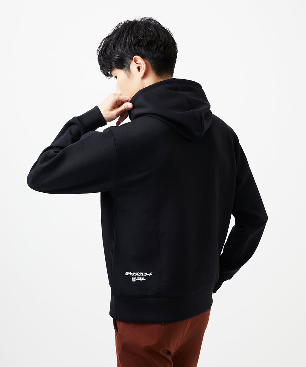 MKKAF30090 MK MICHEL KLEIN HOMME(MKミッシェルクランオム) 【YASDAQコラボ】SETPOSITION パーカー ブラック