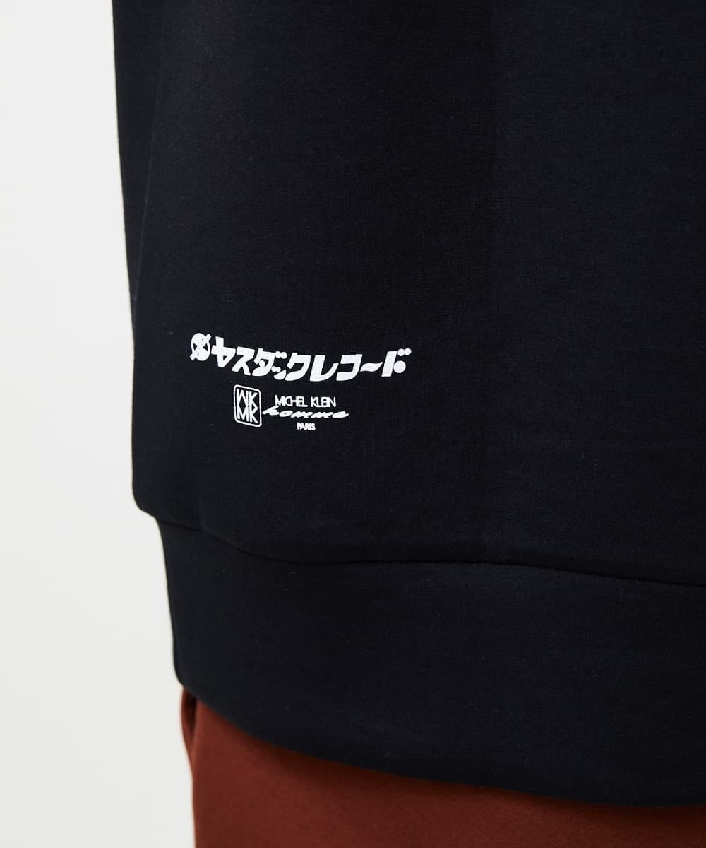 MKKAF30090 MK MICHEL KLEIN HOMME(MKミッシェルクランオム) 【YASDAQコラボ】SETPOSITION パーカー ブラック