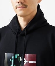 MKKAF30090 MK MICHEL KLEIN HOMME(MKミッシェルクランオム) 【YASDAQコラボ】SETPOSITION パーカー ブラック