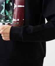MKKAF30090 MK MICHEL KLEIN HOMME(MKミッシェルクランオム) 【YASDAQコラボ】SETPOSITION パーカー ブラック