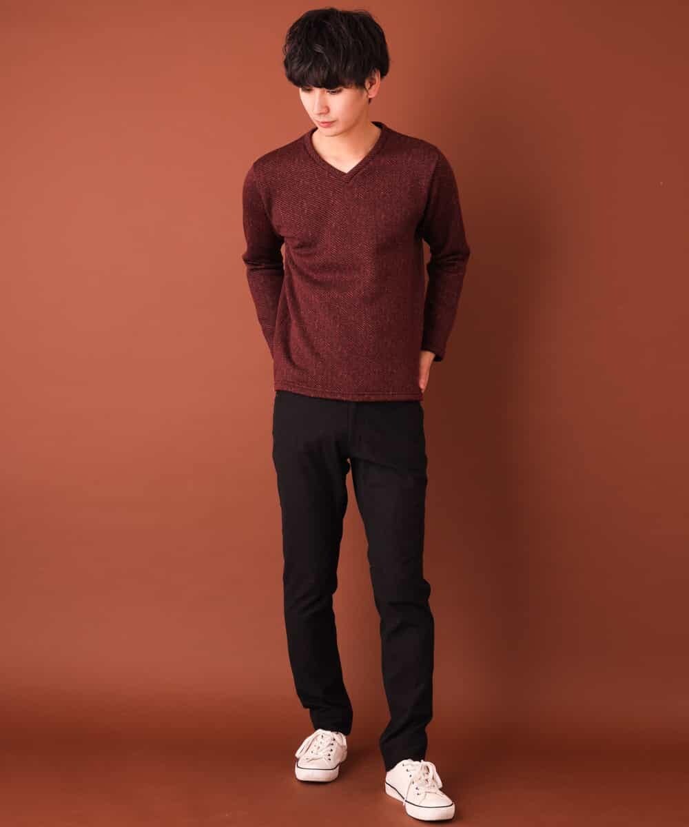 MKKAL03065 MK MICHEL KLEIN HOMME(MKミッシェルクランオム) カットソー／フリースバイヤスキモウ パープル