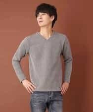 MKKAL03065 MK MICHEL KLEIN HOMME(MKミッシェルクランオム) カットソー／フリースバイヤスキモウ グレー
