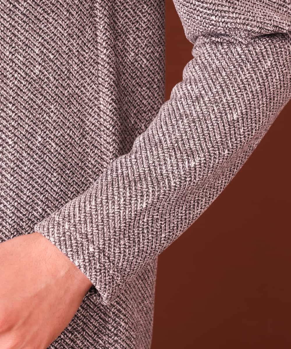 MKKAL03065 MK MICHEL KLEIN HOMME(MKミッシェルクランオム) カットソー／フリースバイヤスキモウ グレー