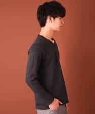 MKKAL03065 MK MICHEL KLEIN HOMME(MKミッシェルクランオム) カットソー／フリースバイヤスキモウ ブラック