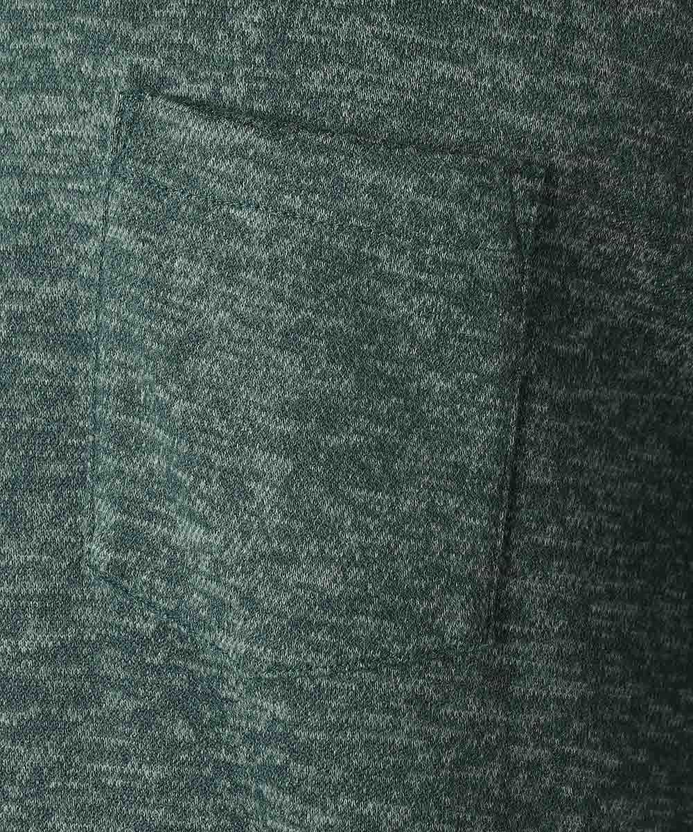 MKKAL10045 MK MICHEL KLEIN HOMME(MKミッシェルクランオム) カットソー／メランジカノコキモウ グリーン