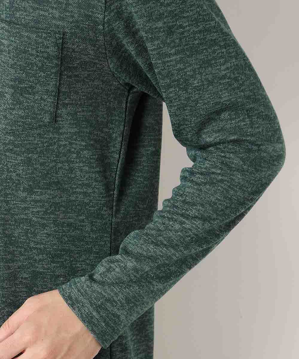 MKKAL10045 MK MICHEL KLEIN HOMME(MKミッシェルクランオム) カットソー／メランジカノコキモウ グリーン