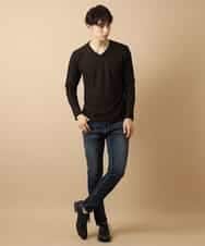 MKKAM51059 MK MICHEL KLEIN HOMME(MKミッシェルクランオム) カットソー／チドリシルケットリンクス ブラウン(87)