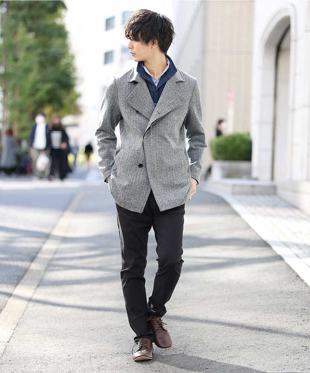 MKKAM66079 MK MICHEL KLEIN HOMME(MKミッシェルクランオム) カットソー／スパンテレコ ネイビー
