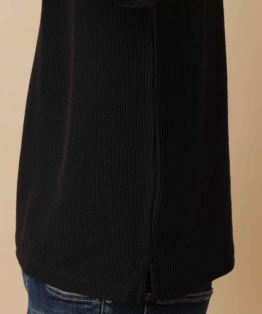 MKKAM66079 MK MICHEL KLEIN HOMME(MKミッシェルクランオム) カットソー／スパンテレコ ブラック
