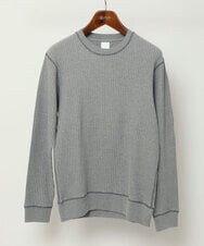 MKKAU32089 MK MICHEL KLEIN HOMME(MKミッシェルクランオム) ワッフルカットソー グレー(92)