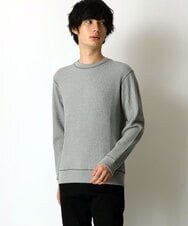 MKKAU32089 MK MICHEL KLEIN HOMME(MKミッシェルクランオム) ワッフルカットソー グレー(92)