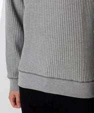 MKKAU32089 MK MICHEL KLEIN HOMME(MKミッシェルクランオム) ワッフルカットソー グレー(92)