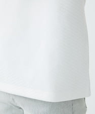 MKKAV13069 MK MICHEL KLEIN HOMME(MKミッシェルクランオム) ジャガードカットソー ホワイト(90)