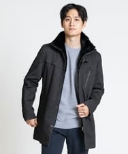 MKKAV34079 MK MICHEL KLEIN HOMME(MKミッシェルクランオム) 起毛ストライプカットソー グレー(92)