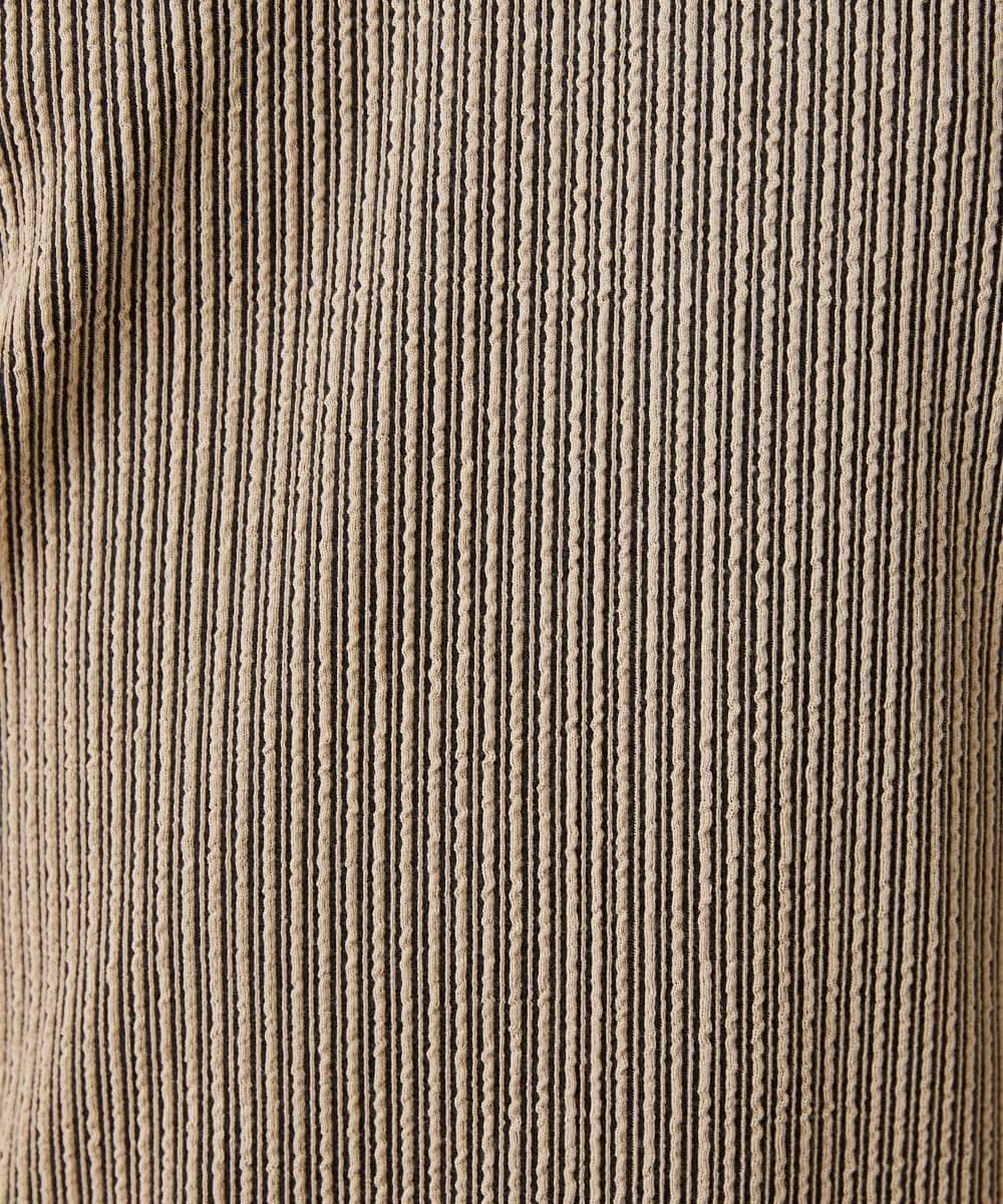 MKKAV56069 MK MICHEL KLEIN HOMME(MKミッシェルクランオム) ストライプカットソー ベージュ(82)