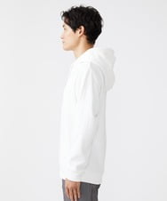 MKKAV64089 MK MICHEL KLEIN HOMME(MKミッシェルクランオム) モールリンクスプルパーカー ホワイト(90)