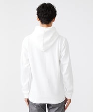 MKKAV64089 MK MICHEL KLEIN HOMME(MKミッシェルクランオム) モールリンクスプルパーカー ホワイト(90)