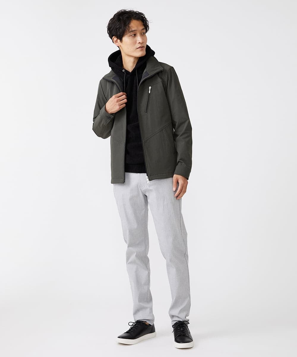 MKKAV64089 MK MICHEL KLEIN HOMME(MKミッシェルクランオム) モールリンクスプルパーカー ブラック(94)