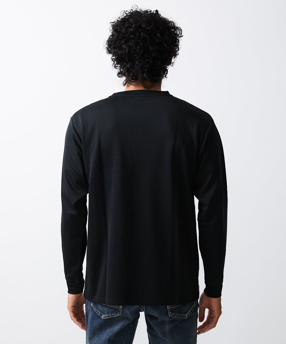 MKKAX07059 MK MICHEL KLEIN HOMME(MKミッシェルクランオム) ストライプ切り替えカットソー ブラック(94)