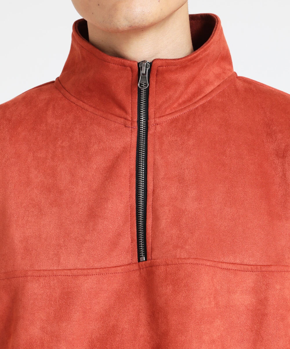 MKKAX16089 MK MICHEL KLEIN HOMME(MKミッシェルクランオム) ハーフジップスエード オレンジ(15)