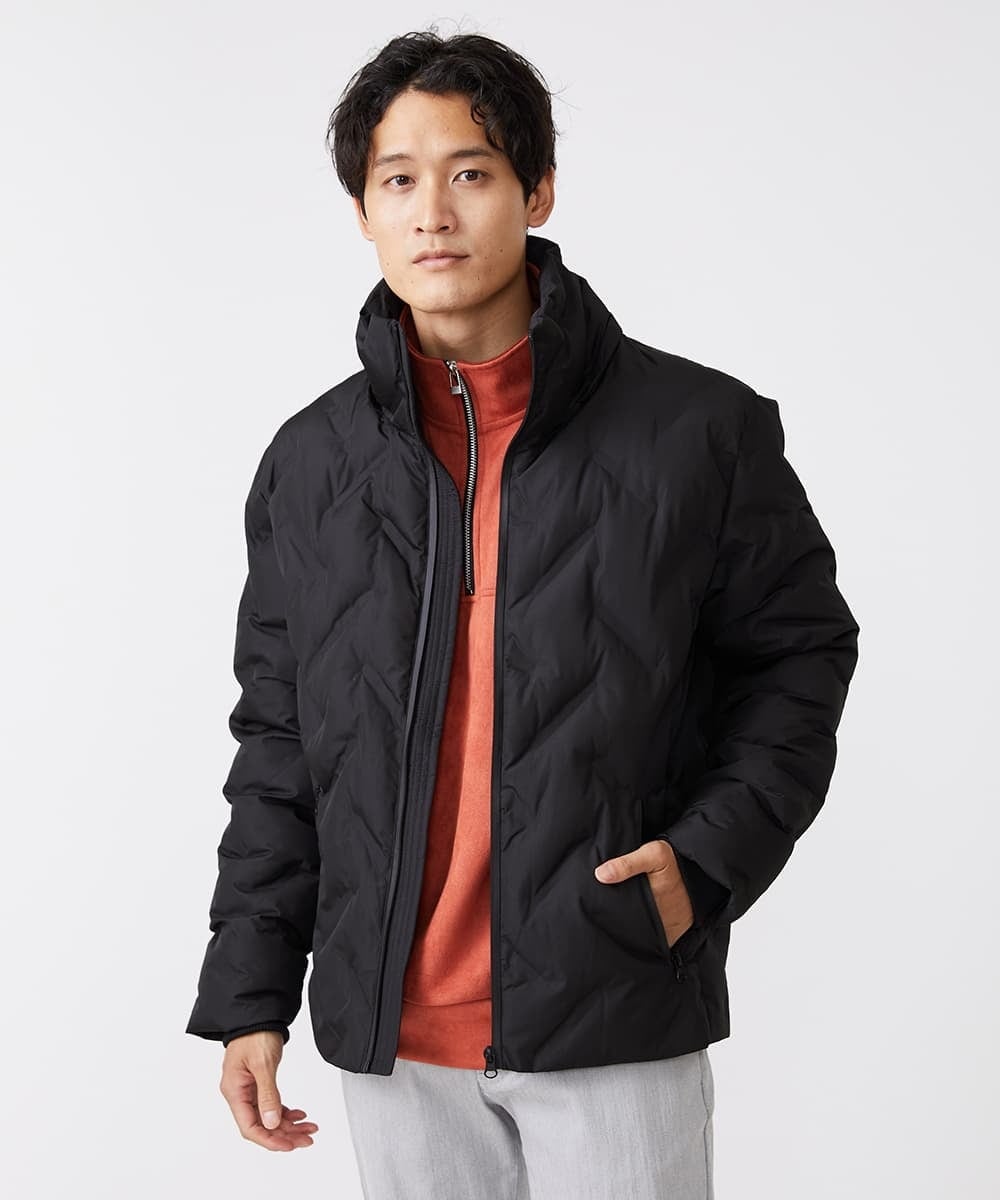 MKKAX16089 MK MICHEL KLEIN HOMME(MKミッシェルクランオム) ハーフジップスエード オレンジ(15)