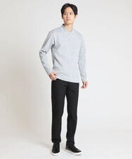 MKKAX20089 MK MICHEL KLEIN HOMME(MKミッシェルクランオム) ショールカラーカットソー グレー(92)