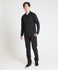 MKKAX20089 MK MICHEL KLEIN HOMME(MKミッシェルクランオム) ショールカラーカットソー ブラック(94)