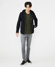 MKKAX33045 MK MICHEL KLEIN HOMME(MKミッシェルクランオム) 【WEB限定】ストライプカットソー カーキ(37)