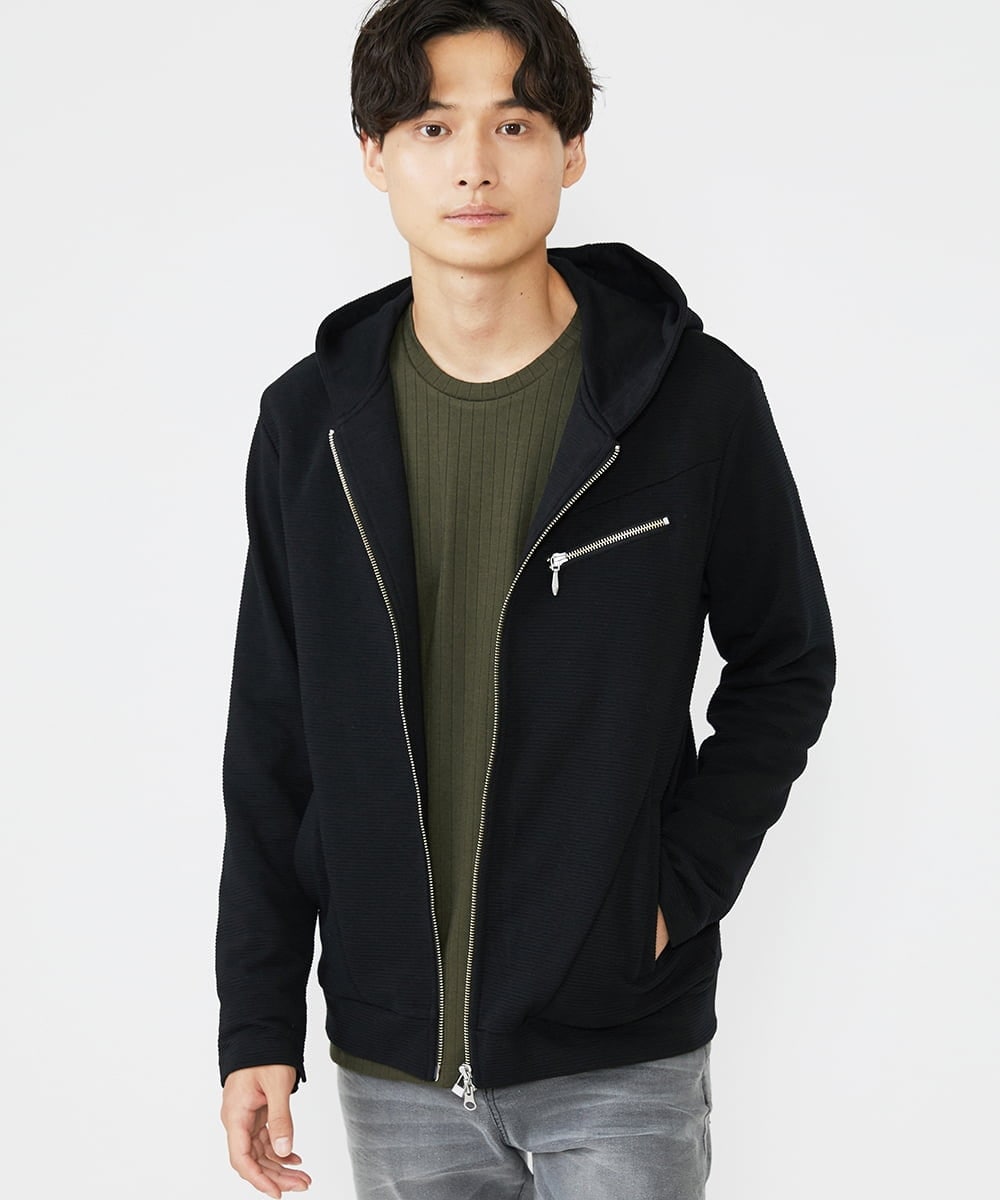 MKKAX33045 MK MICHEL KLEIN HOMME(MKミッシェルクランオム) 【WEB限定】ストライプカットソー カーキ(37)