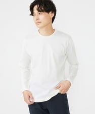 MKKAX33045 MK MICHEL KLEIN HOMME(MKミッシェルクランオム) 【WEB限定】ストライプカットソー ホワイト(90)