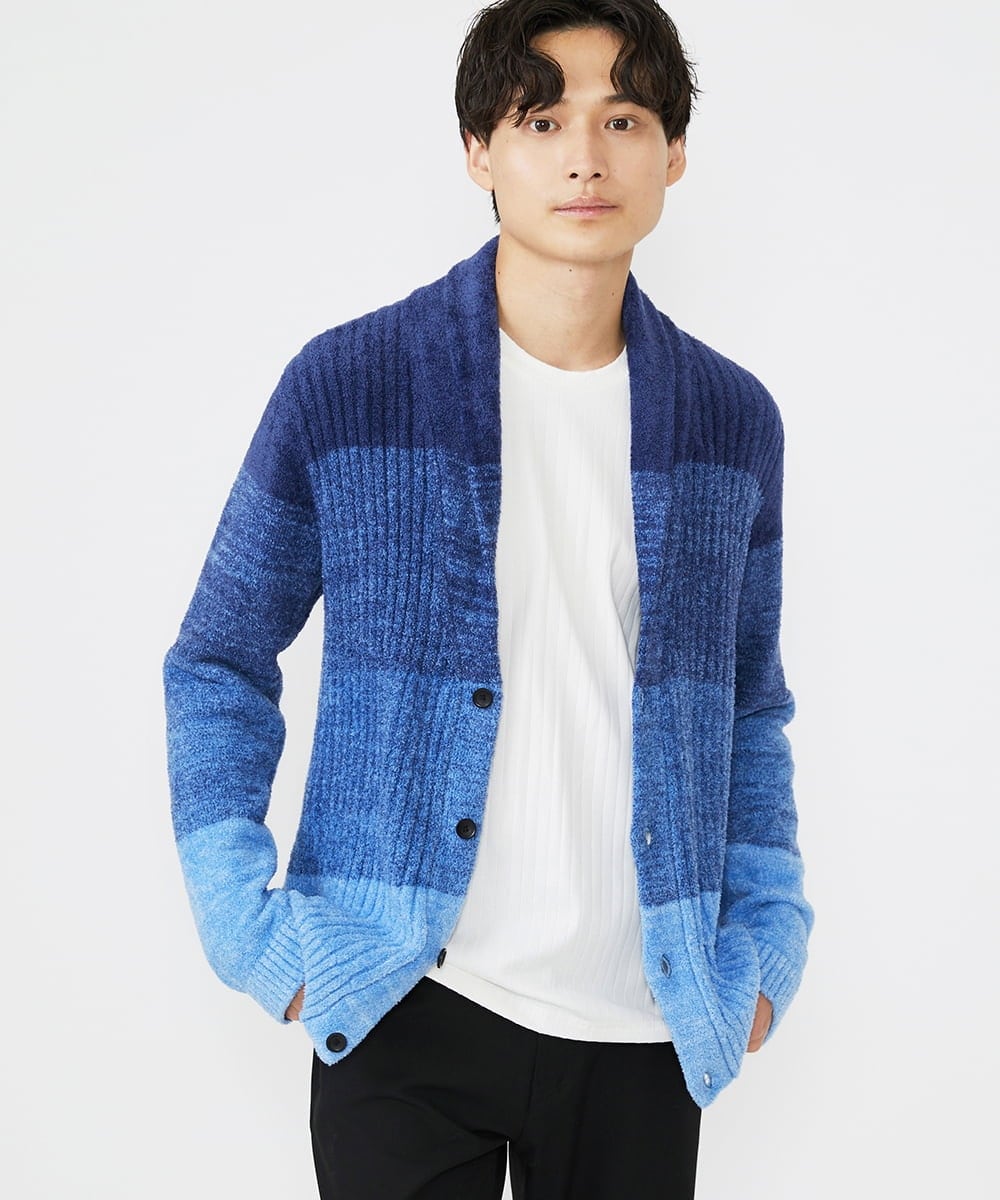 MKKAX33045 MK MICHEL KLEIN HOMME(MKミッシェルクランオム) 【WEB限定】ストライプカットソー ホワイト(90)