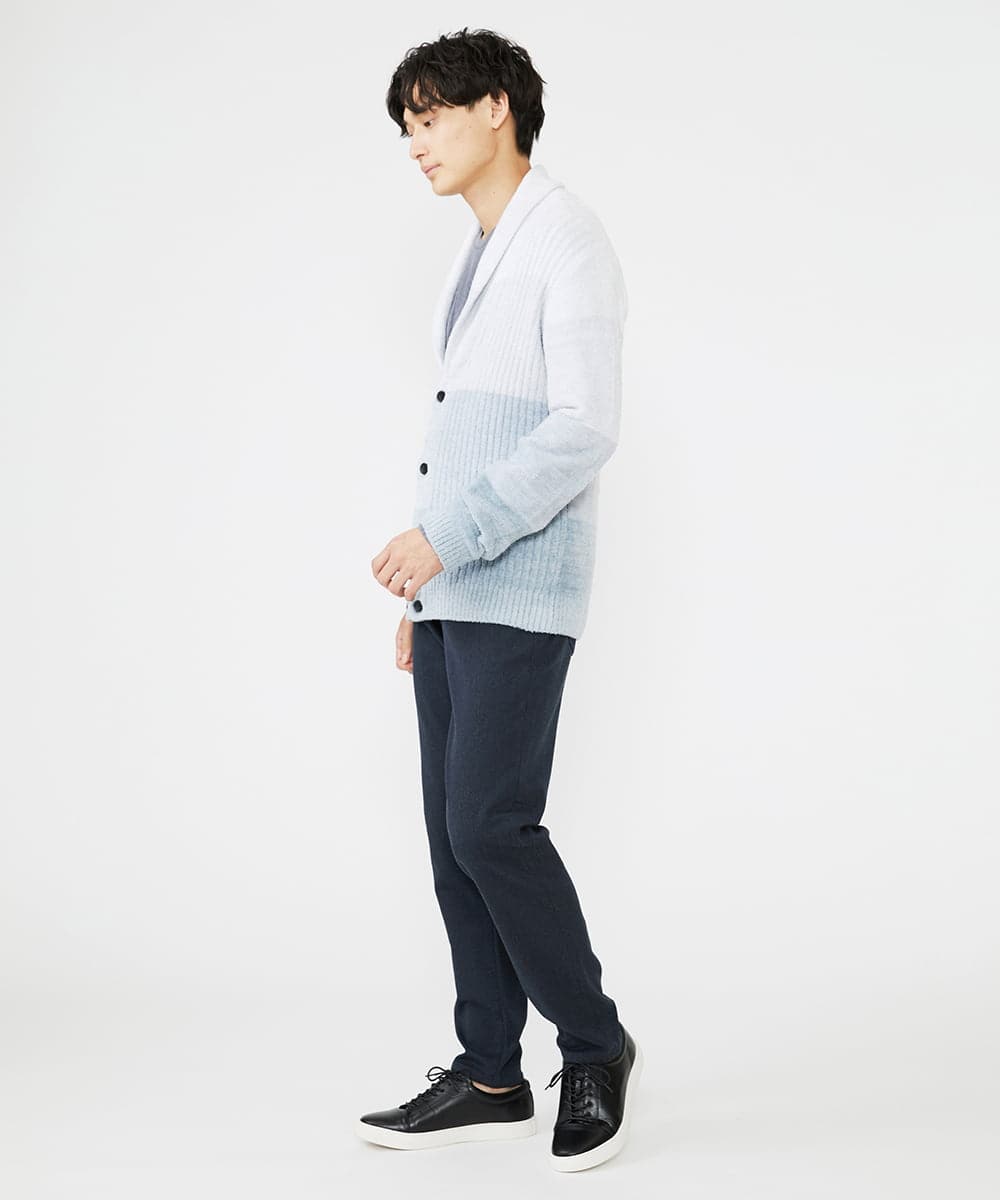 MKKAX33045 MK MICHEL KLEIN HOMME(MKミッシェルクランオム) 【WEB限定】ストライプカットソー グレー(92)