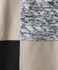 MKKAX80089 MK MICHEL KLEIN HOMME(MKミッシェルクランオム) ニットブロックカットソー アイボリー(80)