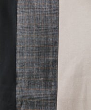 MKKAX81089 MK MICHEL KLEIN HOMME(MKミッシェルクランオム) ストライプ切り換えカットソー アイボリー(80)