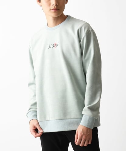 MKKDC05063 MK MICHEL KLEIN HOMME 【サイン刺繍】ポンチスエードカットソー