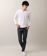 MKKDM74045 MK MICHEL KLEIN HOMME(MKミッシェルクランオム) リンクスカットソー ホワイト(90)