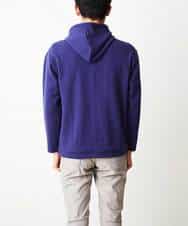 MKKDO02079 MK MICHEL KLEIN HOMME(MKミッシェルクランオム) ライトへリンボン / プルオーバーパーカー ネイビー(57)