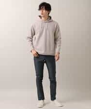 MKKDO02079 MK MICHEL KLEIN HOMME(MKミッシェルクランオム) ライトへリンボン / プルオーバーパーカー ベージュ(82)